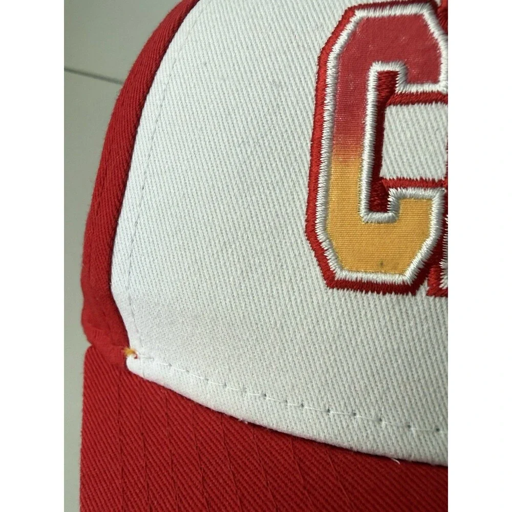 KC Chiefs NFL Kids Apparel All Fabric Hat Adjustable Size Boys 4-7 Fade SnapBack